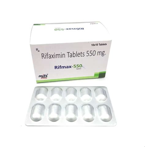 Rifaximin 550 Mg Tablets 10x10 Prescription At Rs 3350 Box In