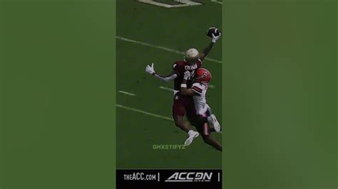 Keon Coleman One Handed Catch Fsu Football Youtube