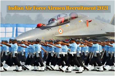 Indian Air Force Airmen Recruitment 2021 12वीं पास के लिए भारतीय वायु