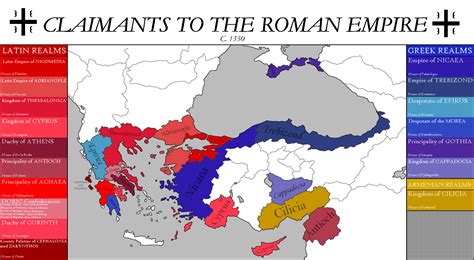 Claimants Of The Title Roman Emperor In The East In A World Where