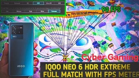 Iqoo Neo Hdr Extreme Full Match With Fps Meter Youtube