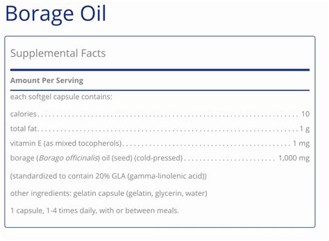 Borage Oil - Genesis Pharmacy Supplements