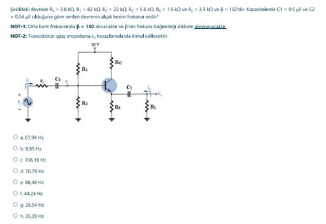 Solved Ekildeki Devrede Chegg