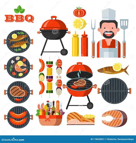 Paper Party And Kids Grill Clipart Cute Digital Graphic Design Small