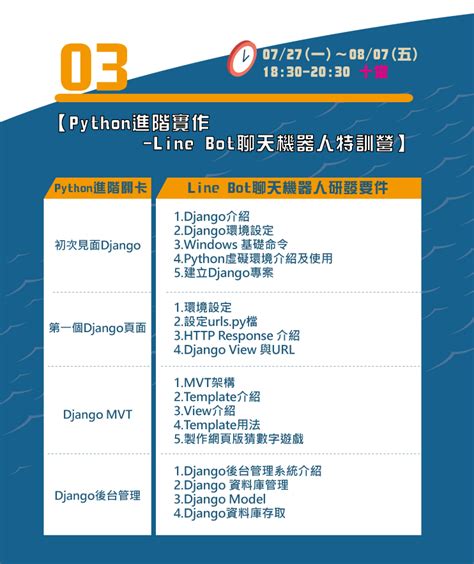 【國高中進階營】python進階實作 Line Bot聊天機器人特訓營｜用需求量最大的高薪程式語言打造超強機器人｜accupass 活動通
