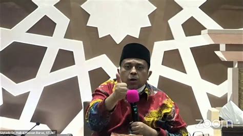 Ustadz Dr Haikal Hassan Baras St Mt Tema Meluruskan Tauhid Dengan