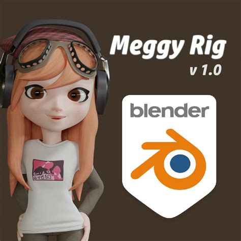 [smg4] Meggy Blender Rig V1 1 [legacy]