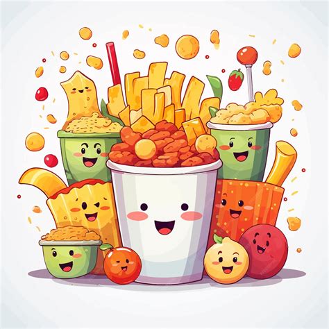picture of cartoon food 6