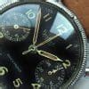 Professionally Serviced Vintage Cal 417 Military Style Hanhart