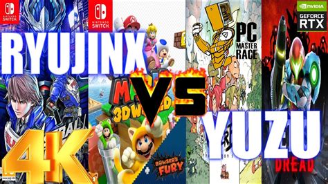 Ryujinx Vs Yuzu Cual Rinde Mejor Comparativa De Juegos De Switch