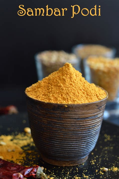 Palakkad Chamayal Sambar Powder Homemade Sambar Podi