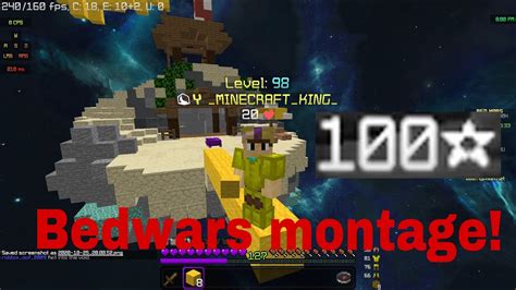 100 Star Montage Bedwars YouTube