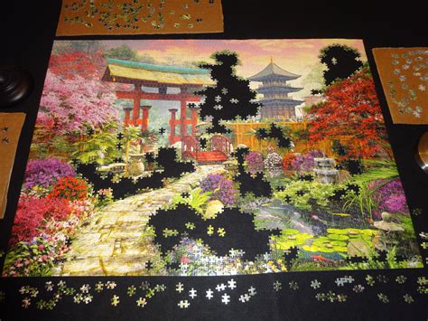 Piece Educa Japanese Garden Puzzle Painting Jigsaw Puzzles Art