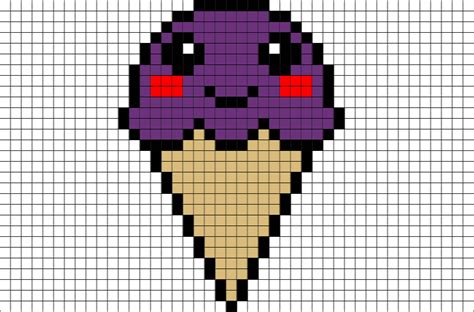 Pixel Art Grid Ice Cream Pixel Art Grid Gallery