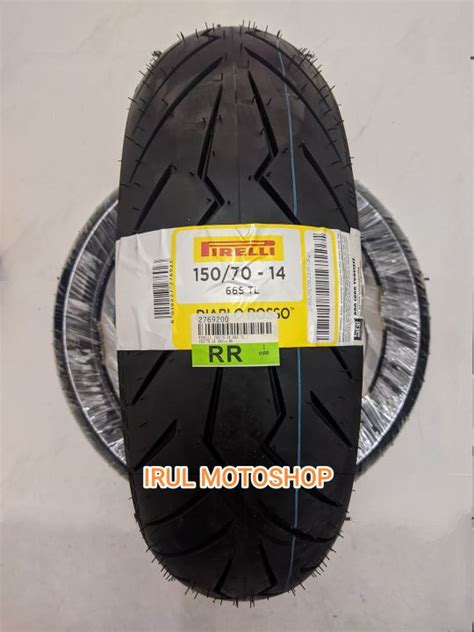 Ban Tubeless Pirelli Diablo Rosso Scooter 15070 14 Yamaha Xmax Aerox