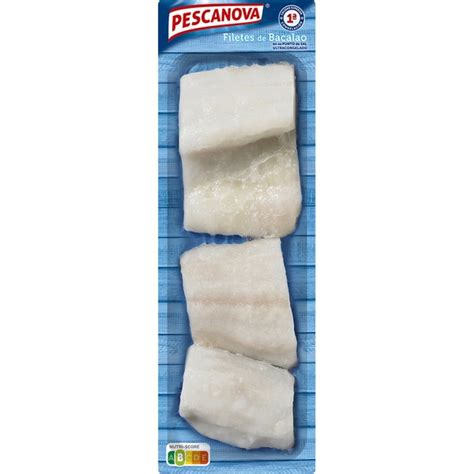 Filetes De Bacalao Estuche G Neto Escurrido Pescanova