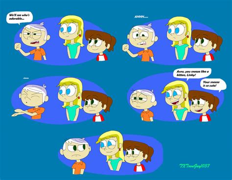 The Loud House Lincolns Cute Sneeze By Txtoonguy1037 On Deviantart