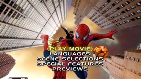 Spider Man 3 2007 Dvd Menus