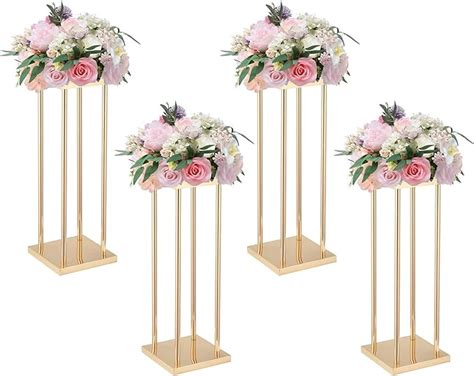 Amazon Vincidern Pcs Wedding Centerpiece Flower Stand For Table