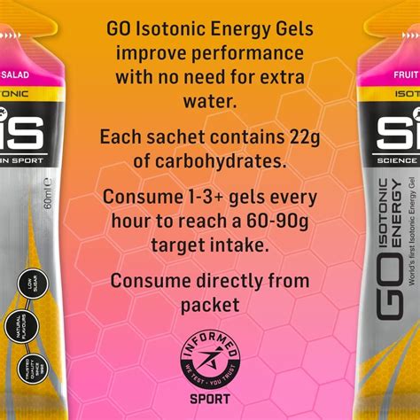 Sis Go Isotonic Energy Gels Ml X Mixed Flavors Fuel Your