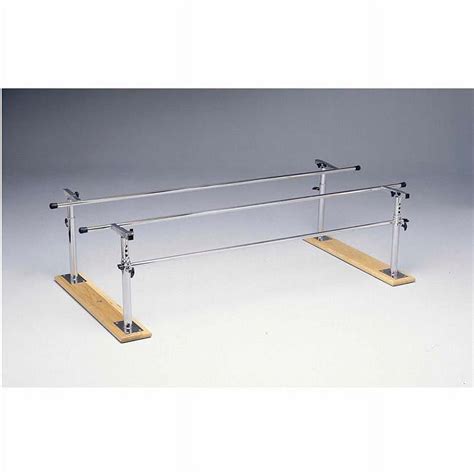 Ft Wood Base Folding Parallel Bars Height Width Adjustable