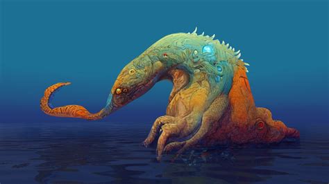 Sea Monster Download Free 3d Model By Shahriar Shahrabi