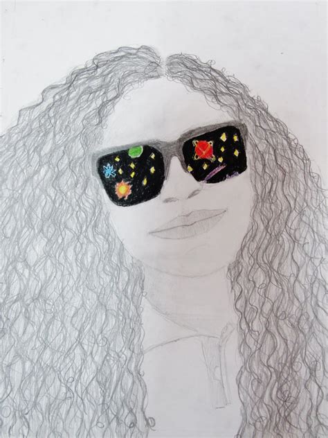 Art With Mrs Llu Sunglasses Self Portraits