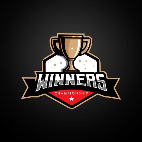 Trophy Esport Logo Design Winners Championship For Sports And Gaming