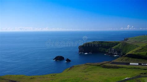 Panorama Von Heimaey Insel Vestmannaeyjar Archipel Island Stockfoto