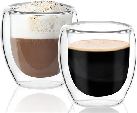 Amazon Moretoes Espresso Shot Glass 2pcs 2oz Double Walled