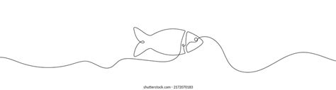 Line Drawing Fish Images Stock Photos And Vectors Shutterstock