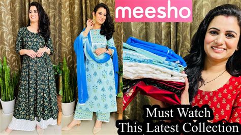 Party Wear Meesho Kurta Set Haul👗summer Special Outfits👗meesho Anarkali