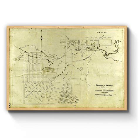 Lancefield, Victoria Australia Vintage Map #8 (1854) – Vintage Maps