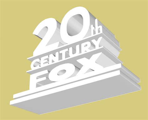 STL file logo 20th Century Fox・3D printable model to download・Cults