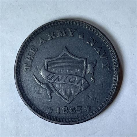 1863 Kendallville Indiana Civil War Token S C Evans IN 500 F EBay