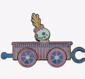 Scrump Train Cart Hot Topic Disney Lilo Stitch Train Blind Box Loungefly Disney Pin