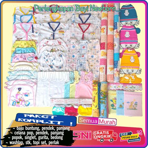 Paket Komplit Perlengkapan Bayi Baru Lahir Set Baju Bayi Newborn