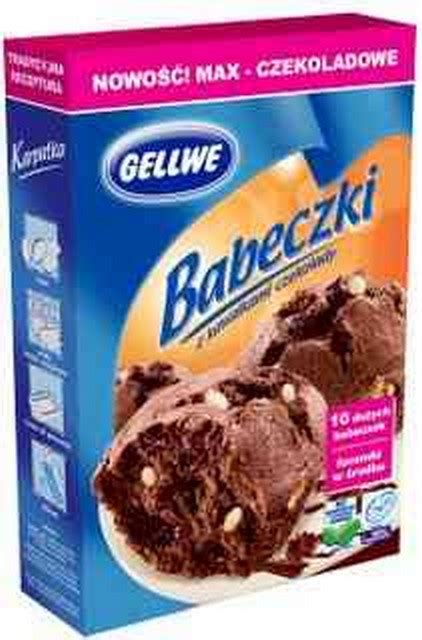 Ciasto Gellwe Babeczki Mocno Czekoladowe 300g Kartonik A B C Wem