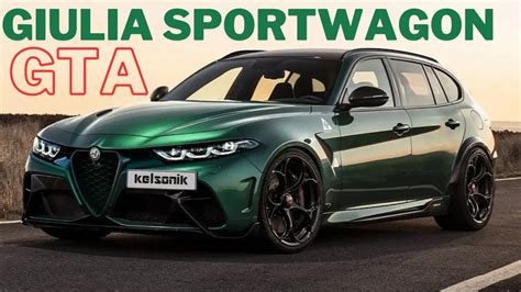 Alfa Romeo Giulia Sportwagon GTA Shows Off Refreshed Face And