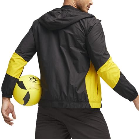 Borussia Dortmund Veste Noire Homme Puma 23 24 Espace Des Marques