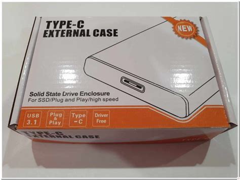 2.5 Inch HDD External Case USB-C Black - Zenith Computers