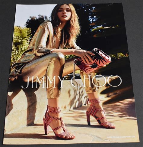 Print Ad Sexy Heels Long Legs Lady Dirty Blonde Jimmy Choo Curb Art Beauty EBay