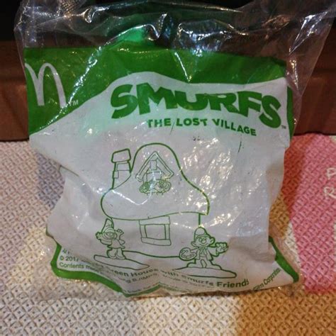 Mcdonald Happy Meal Smurfs The Lost Village Light Green House