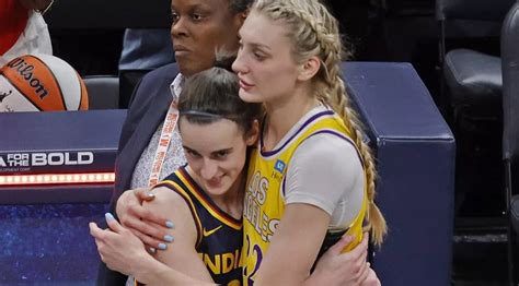 Indiana Fever Star Caitlin Clark Extends Support To Cameron Brink Amid