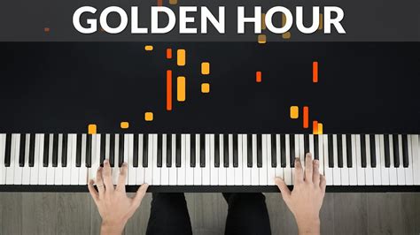 Golden Hour Jvke Tutorial Of My Piano Cover Youtube