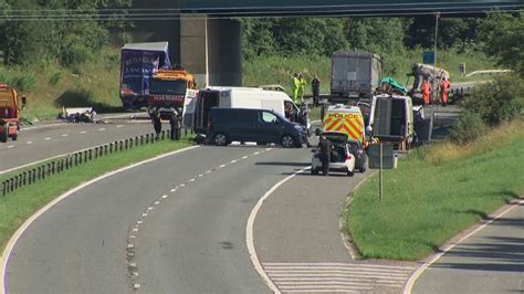 A1 Crash Live Updates As Six Vehicle Crash Causes More Than 27 Miles