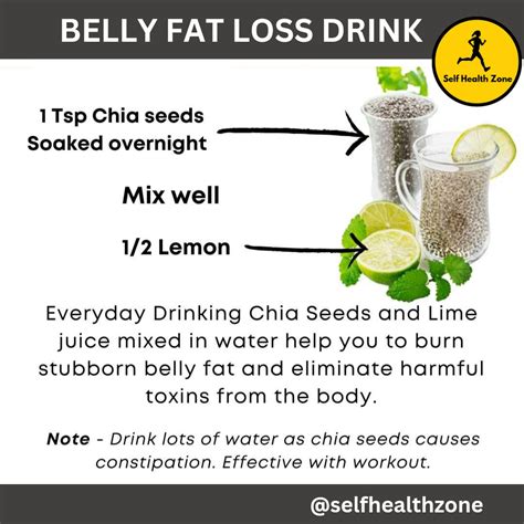 Self Health Zone On Twitter Effective Belly Fat Loss Drink