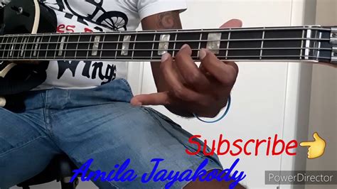 Bass Guitar Lessons Tutorial Part 1 Amila Jayakody Youtube