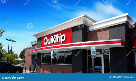 Outdoors Building Shot of QuikTrip Gas Station in Georgia Editorial ...