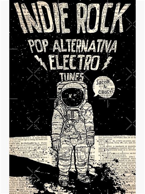 Indie Rock Alternative Music Poster For Sale By Blackmuxic Redbubble